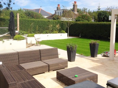 Outdoor Living Space with Sliding/Bi-Folding Doors