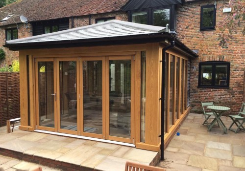 Oak Framed Extension exterior