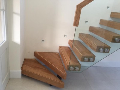 New build Bosham staircase