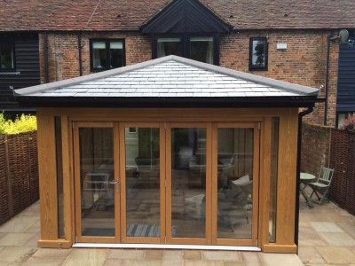 Oak Framed Extension exterior