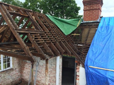 Gamekeeper's Cottage roof