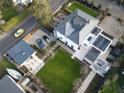 Beach Road ariel view